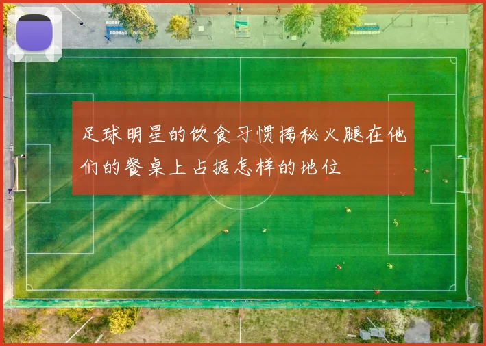 足球明星的饮食习惯揭秘火腿在他们的餐桌上占据怎样的地位